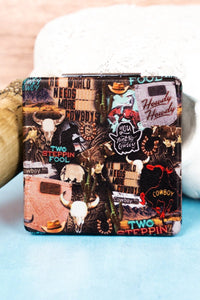 Western Themed Square Compact Mirrors
