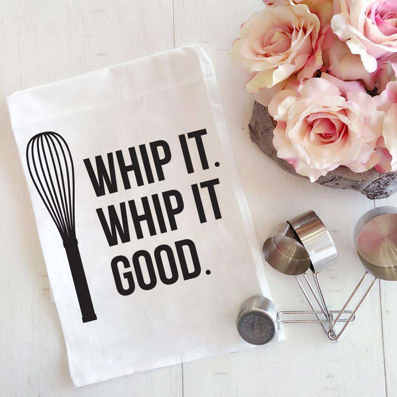 Whip It | Flour Sack Tea Towel | Ruby’s Rubbish®