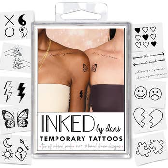 INKED by Dani Temporary Tattoos