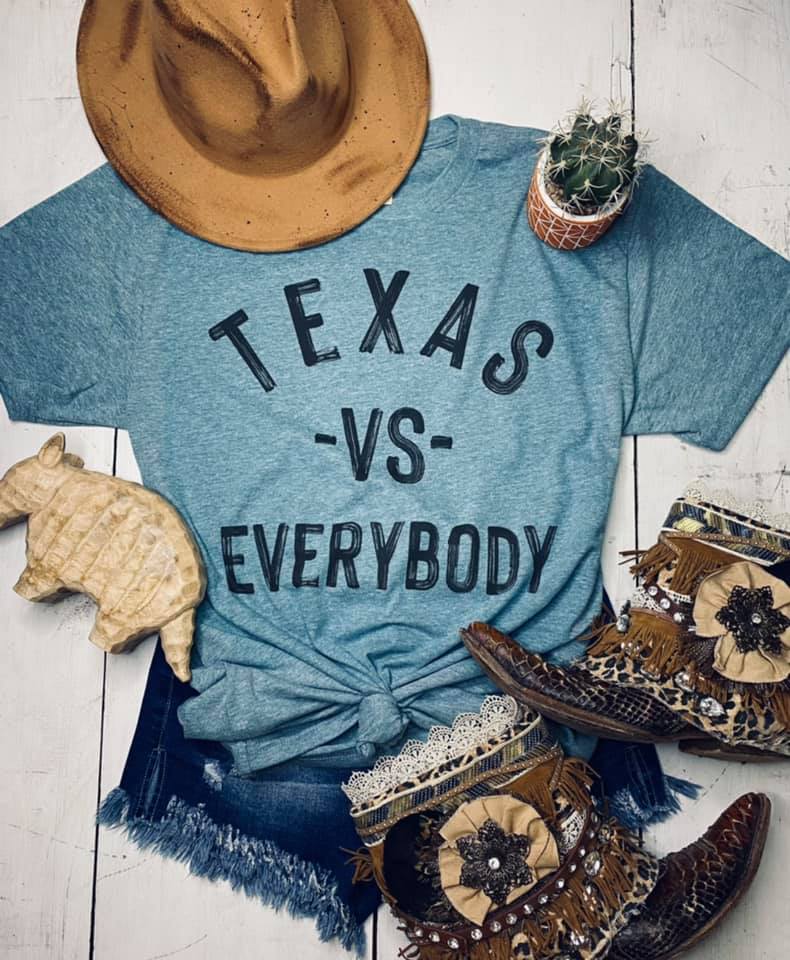 Texas vs Everybody-Graphic Tees-Wild Child & Rebel Soul Boutique