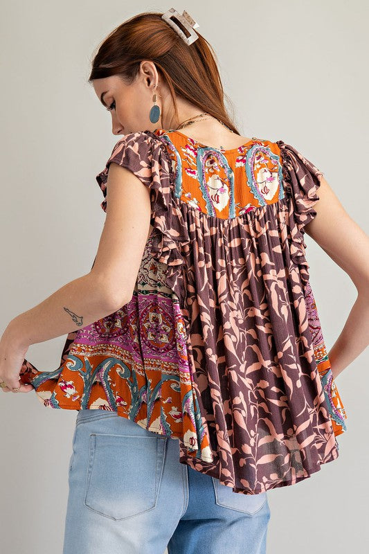 Floral Swing Top