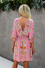 Pink Floral Dress
