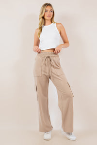Ponte Stretch Cargo Pants In Five Colors