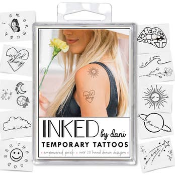 INKED by Dani Temporary Tattoos