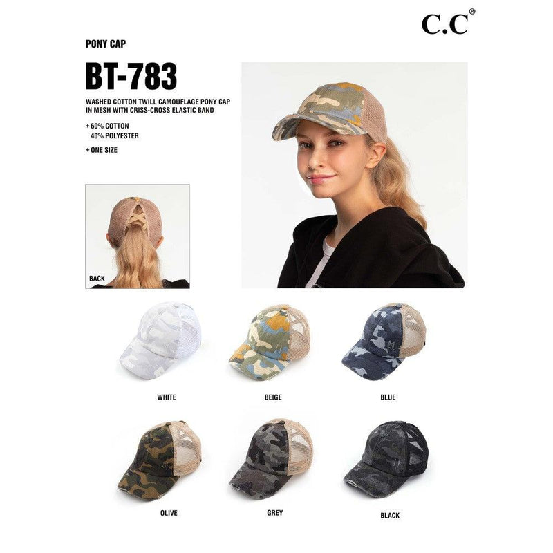 CC Criss Cross Pony Cap