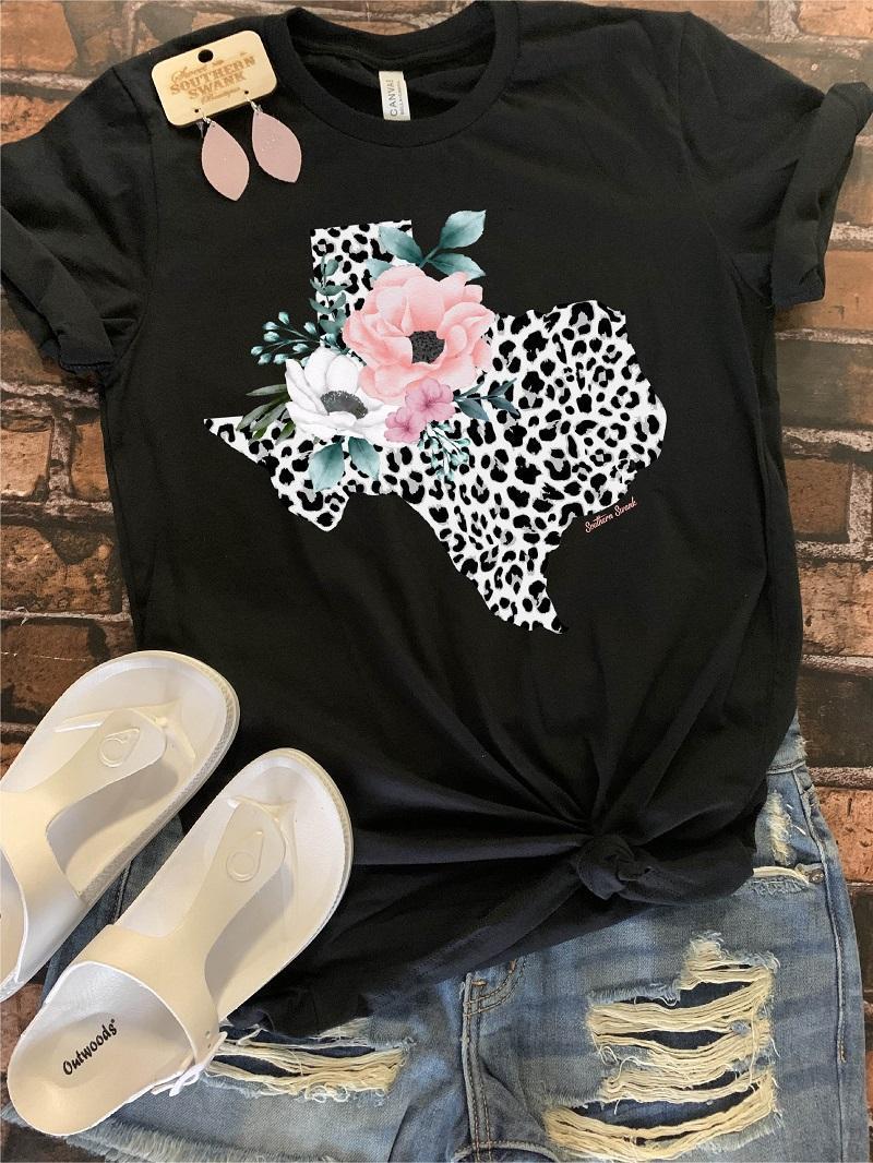 Texas State Floral Tee-Wild Child & Rebel Soul Boutique