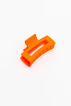 Claw Clip Set of 4 in Orange