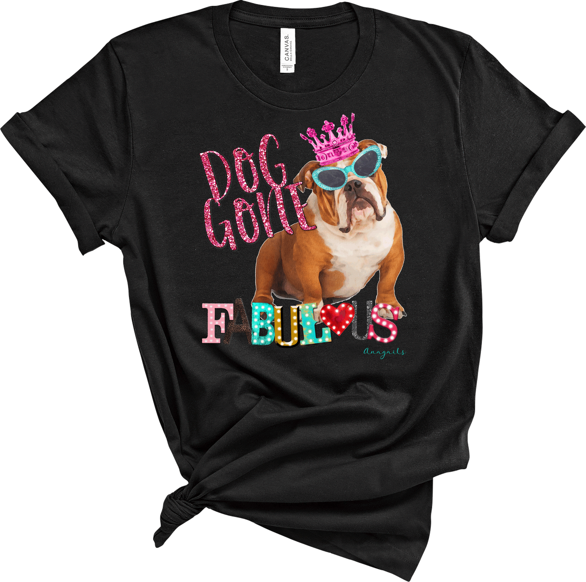Dog Gone Fabulous Tee-Graphic Tees-Wild Child & Rebel Soul Boutique