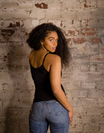 PREORDER: Spaghetti Strap Brami Tank in Black