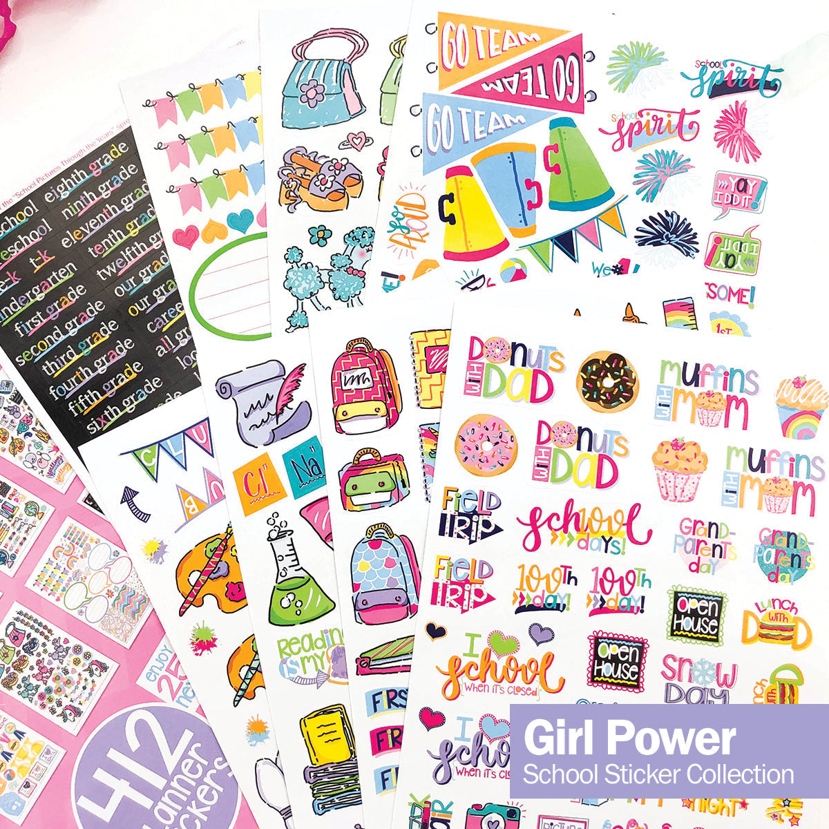 Best Planner Stickers | Family, Work, To-Dos, Events, Goals | 8 Styles