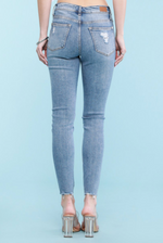 Sweet Summer Gingham Judy Blue Skinnies-Jeans-Wild Child & Rebel Soul Boutique