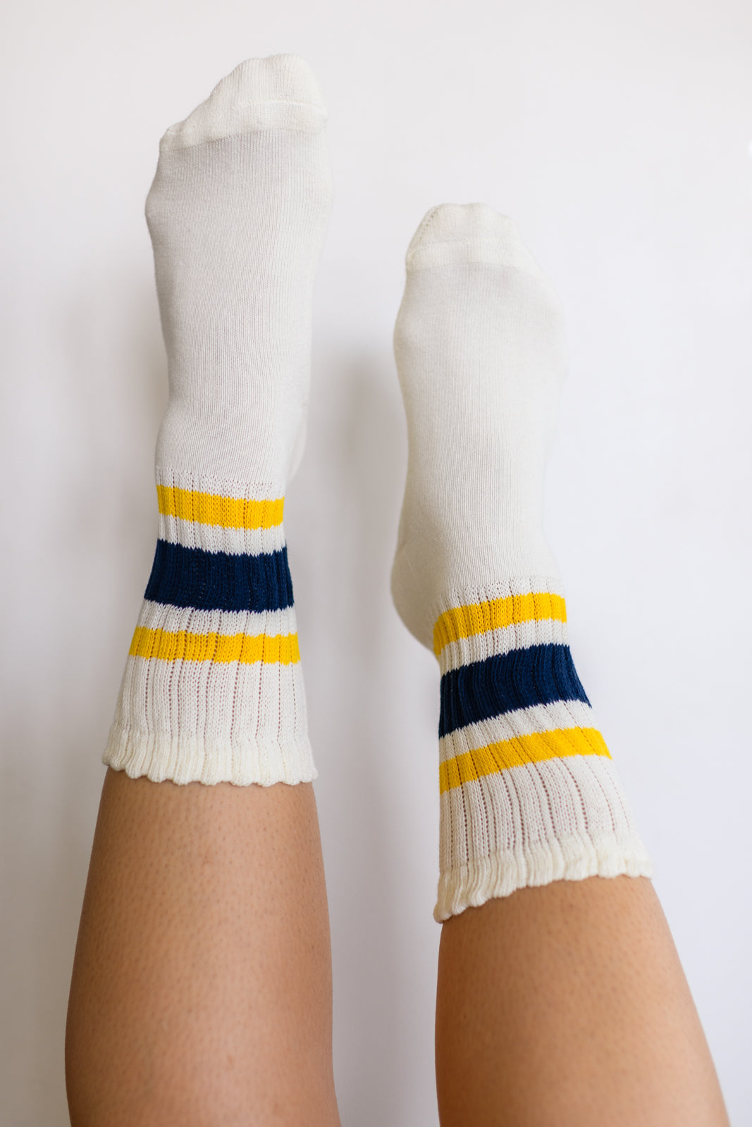 World's Best Dad Socks in Navy and Yellow