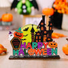 Colorful Halloween Wooden Decoration Ornaments