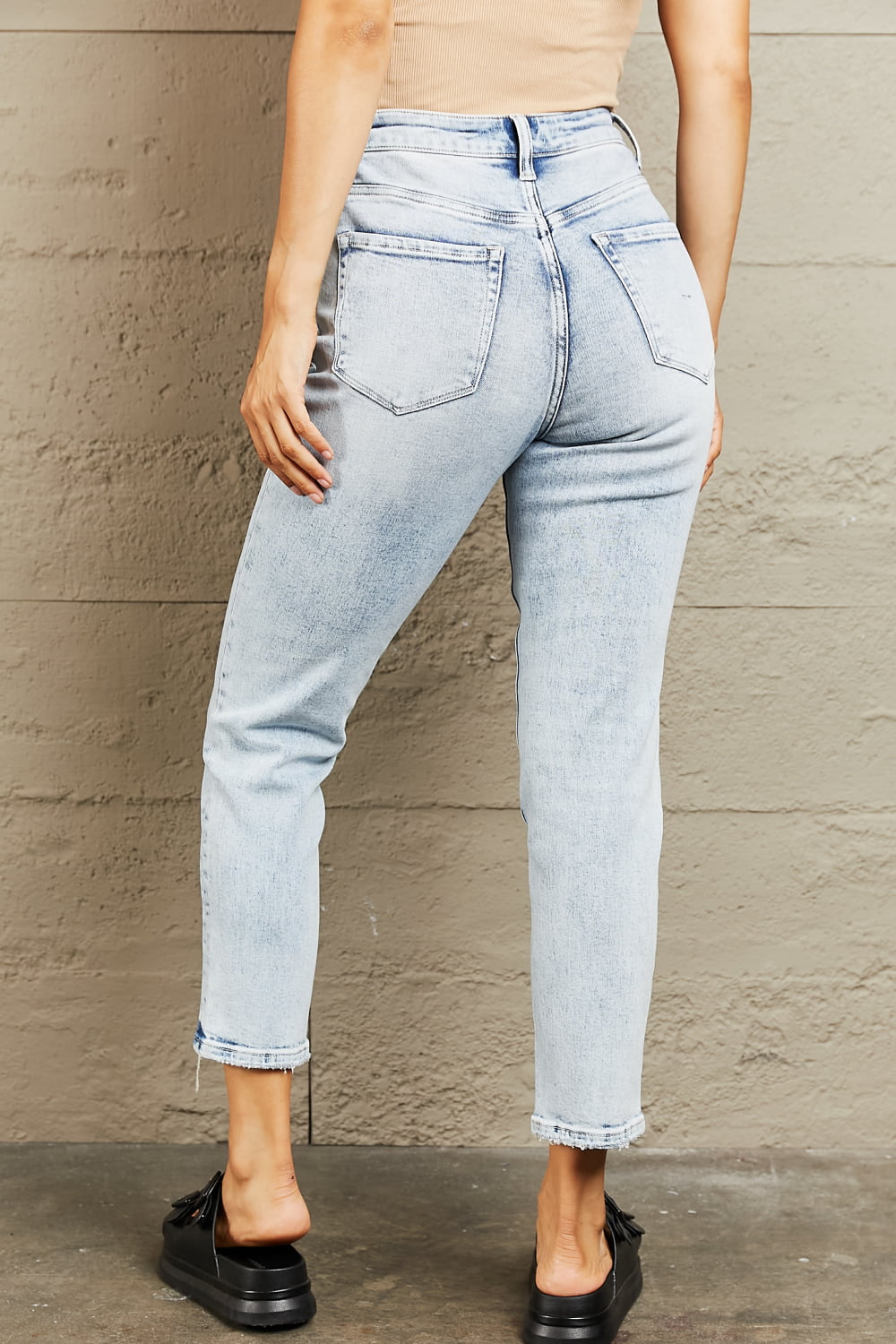 BAYEAS High Waisted Accent Skinny Jeans