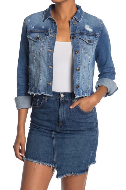 Crop Denim Jacket-Wild Child & Rebel Soul Boutique