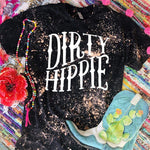 Dirty Hippie Tee - Bleached-Wild Child & Rebel Soul Boutique