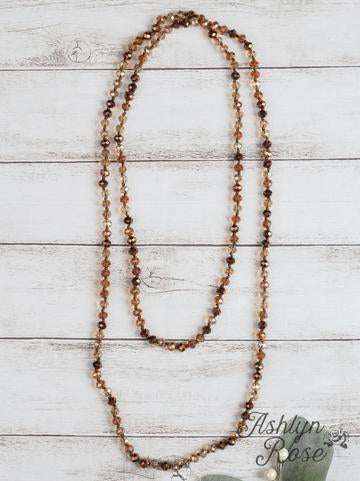 60" Double Wrap Beaded Necklace