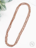 60" Double Wrap Beaded Necklace-Jewelry-Wild Child & Rebel Soul Boutique