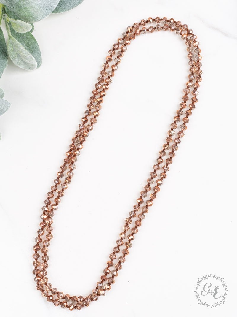 60" Double Wrap Beaded Necklace-Jewelry-Wild Child & Rebel Soul Boutique