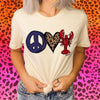 Peace Leopard Love & Crawfish-Graphic Tee-Wild Child & Rebel Soul Boutique